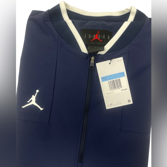Jordan Team Short Coach Jacket Jumpman Medium c14 - Picture 4 of 8
